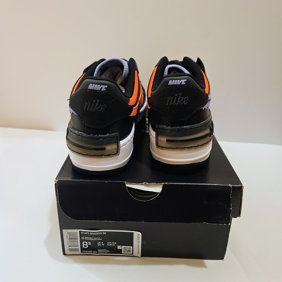 Nike Women's Air Force 1 Shadow SE Black with Multicolor Accents - Picture 6 of 8